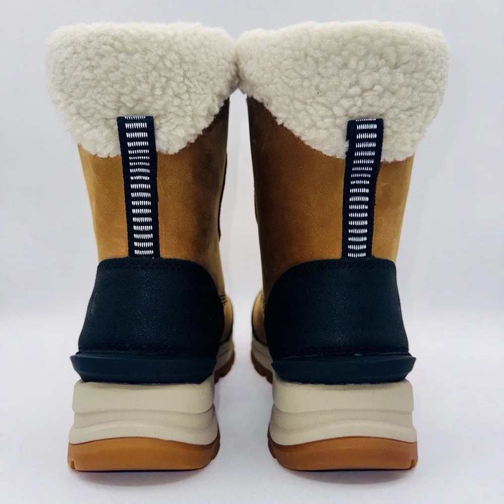 Carhartt Pellston Boots Women's Size 8.5 Gold Waterproof Leather‎ Shearling